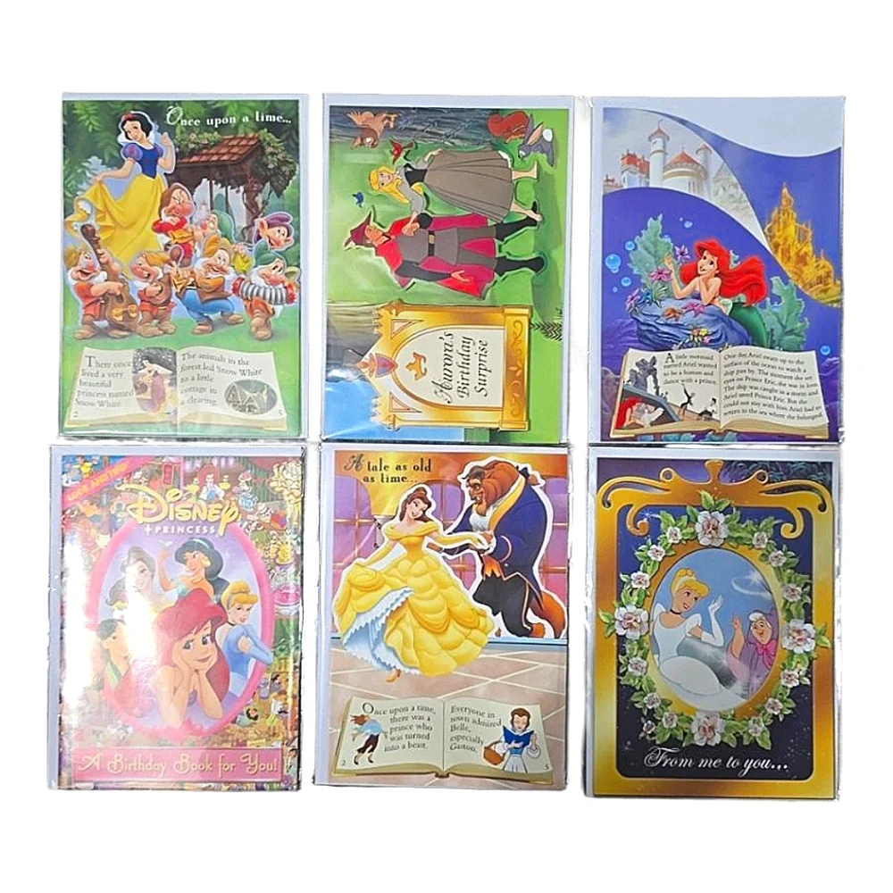 Disney Colorful Birthday Card Set (12)